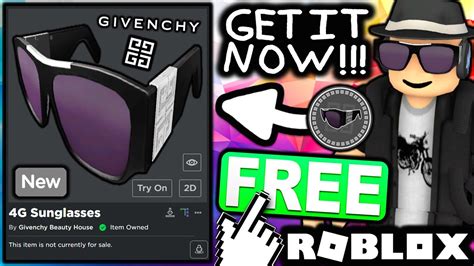 givenchy roblox|free sunglasses in roblox.